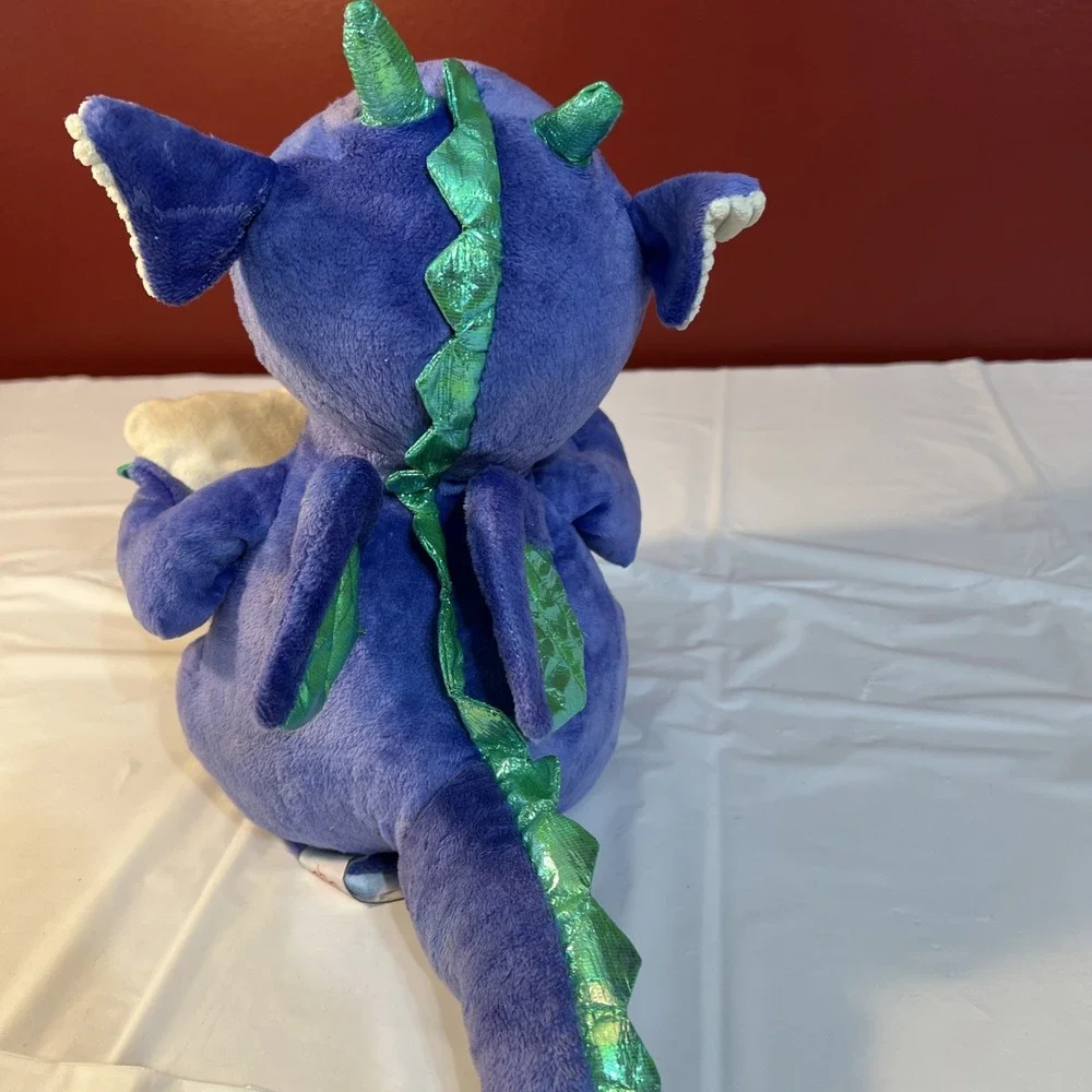Cuddle Barn Dalton the Storytelling Dragon Animated Plush Talking Reads 5 Tales